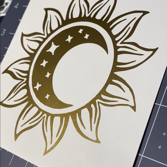8/$15 Sun Moon Vinyl Decal - Picture 5 of 7